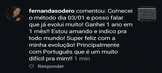 Depoimento de Fernanda Sodero